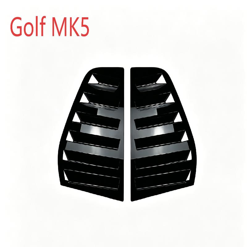 Car Rear Side Vent Quarter Window Louver Shutter Cover Trim Compatible With Golf Mk4/5/6/7/8//R Louver Cover