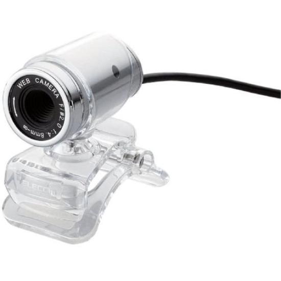 

ELECOM CMOS Glass Cylindrical with Earphone [2011 Model] Webcam, 2MP, 1/4-inch Sensor, Lens, Type, Microphone, Silver, UCAM-DLA200HSV