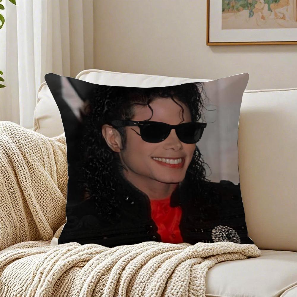 The King of Pop MMichael JJacksonA Cushion Cover Pillowcase Antidustmite Living Room Sofa Decor Cushion Room