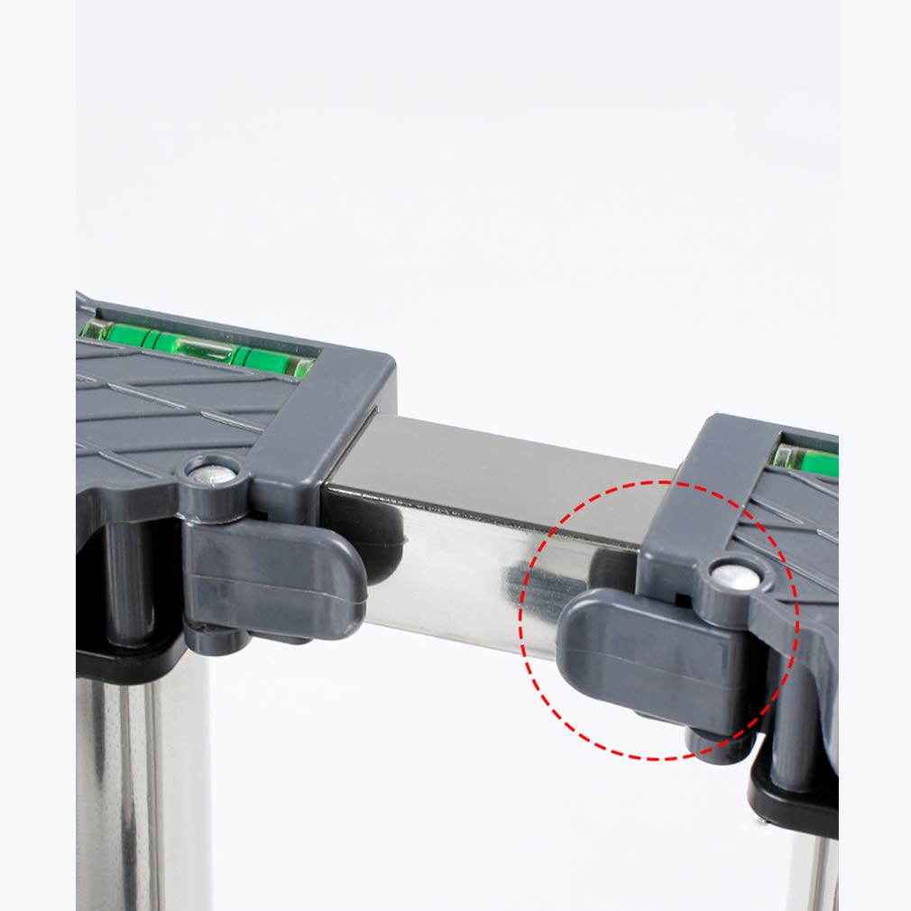 45-70cm Extendable Washing Machine Stand, Refrigerator Stand, Height-Adjustable Laundry Stand with Anti-Vibration Rubber, Noise-Reducing, Washing Mach