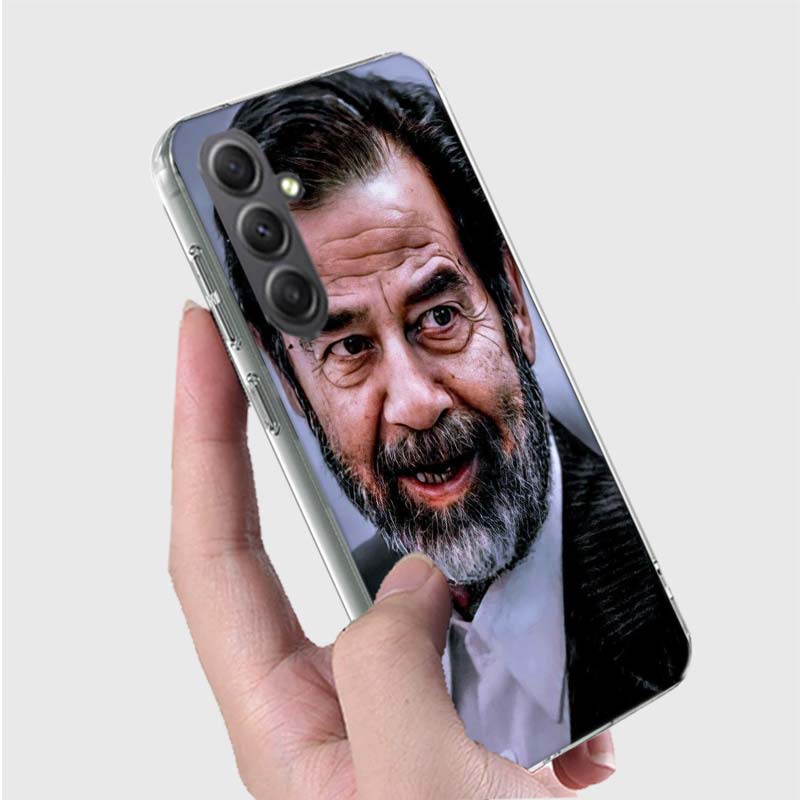 Etui Fashion Saddam Hussein Iraq Arabic Phone Case for Samsung A16 A26 A36 A56 A17 A37 A57 A07 A06 A02S A03 A04S A05S Galaxy Not Samsung A20(A30)