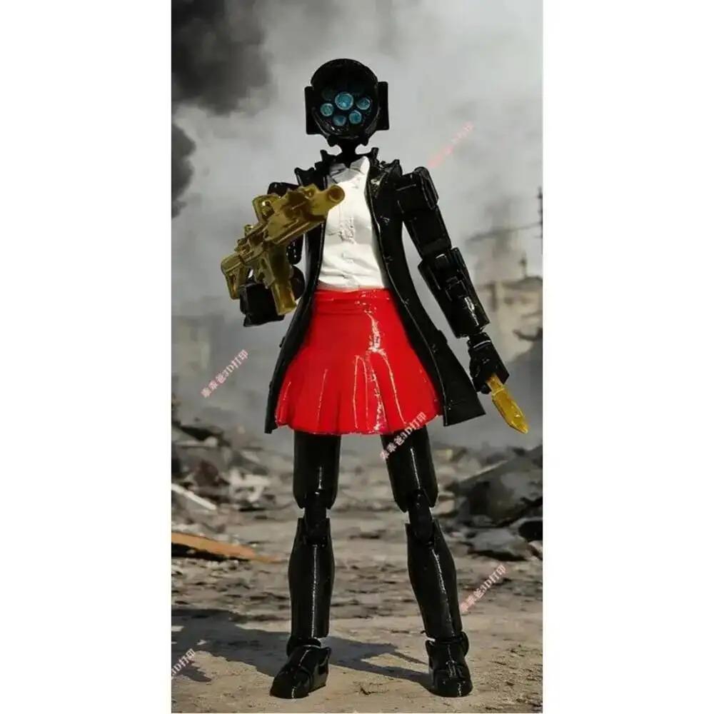 Skibidi Toilet Action Figure Toy Dummy 13 Skibidi Toilet Articulated Figure G Man TV Man Woman Speakerman Tvman Gman Figurine