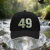 Blue Yellow Number Pattern Sandwich Cap Unisex Easy Lightweight Adjustable Outdoor Sun Hat Ideal Gift for Travel Parties Bir