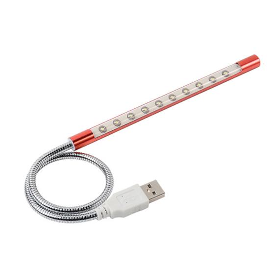 

Практичная USB-лампа с функцией Plug-and-Play и длительным освещением красный