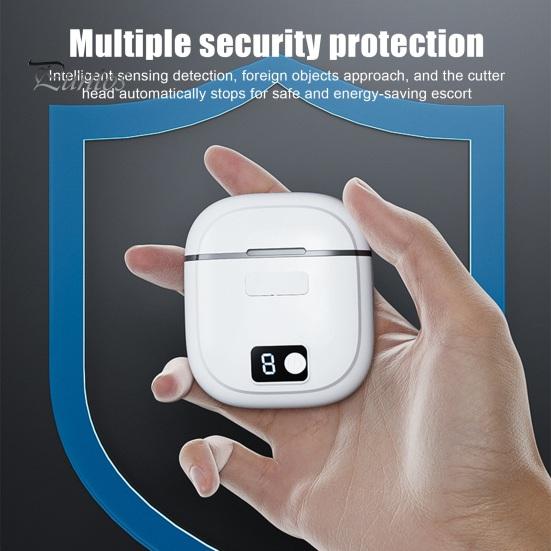 Electric Nail Clipper with LED Light 3 Speeds Rechargeable Nail Trimmer for Adults Kids Seniors Efficient Automatic Nail Cutter with Display Portable