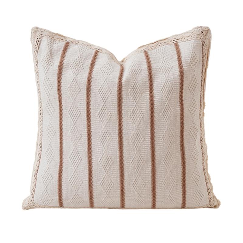Handmade Crocheted Pillowcase Pillow Protectors With Delicate Openwork Design Complements Various Home Themes 1350₽