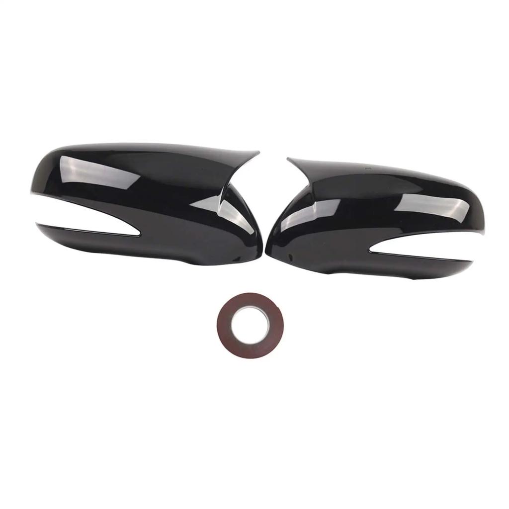 Pair Car Side Rearview Mirror Cover For Lexus IS IS250 IS350 2006-2012 LHD Glossy Black/Carbon Look Wing Mirror Caps Trims US/EU