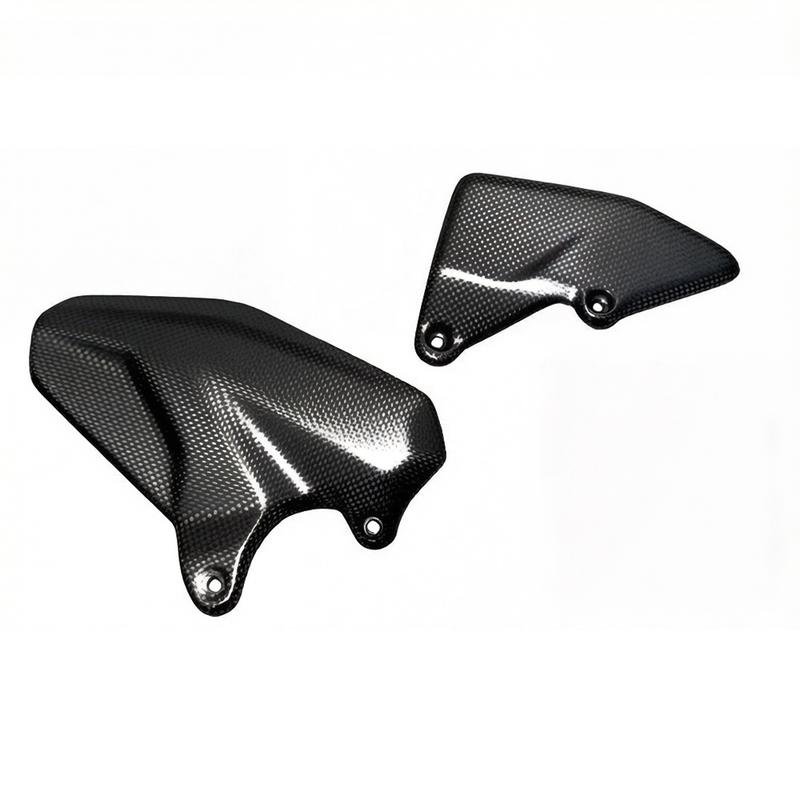 For DUCATI Multistrada V4 V4S Pikes Peak 2021-2023 2024 Carbon Fiber Heel Guards Protector Foot Plates Motorcycle Fairing Kits
