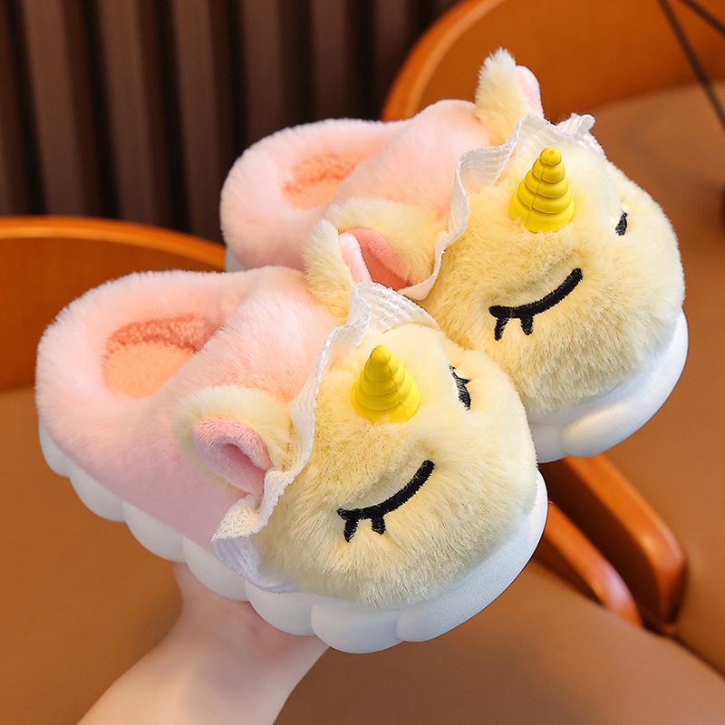 

Теплая нескользящая хлопковая обувь на осень/зиму 2023 года для детей и родителей – симпатичная домашняя обувь для мальчиков и девочек Slippers, Size 38/39 розовый