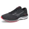 Mizuno Wave Rider 26 Lace-Up Non-Slip Wear-Resistant Low-Top Running Shoes Unisex Sneaker Black Red J1GC220352