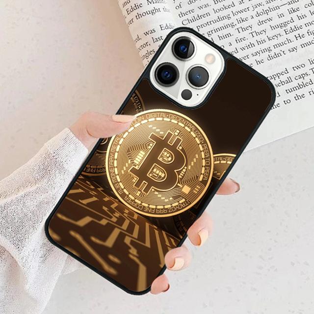 BTC Bitcoin Phone Case For iPhone 17 Air 15 16 Cover 11 13 14 Pro Max 12 Plus Max Fundas