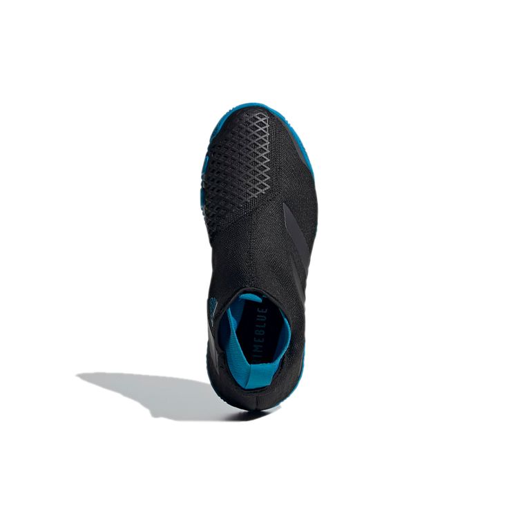 adidas Stycon Fabric Breathable High-Top Running Shoes Women Sneakers Black Blue EG1484