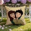 Cartoon D-Daria Cushion Cover Home & Car Dual-Scene Pillow Cover: Reversible for Premium Comfort