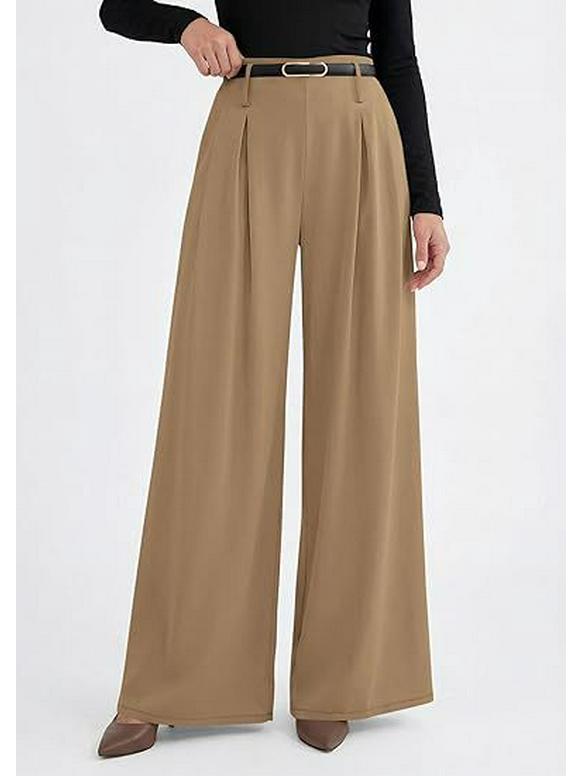 European Casual High-Waisted Wide-Leg Trousers for Women, Slimming and Versatile.