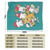 Garfield E Amici Coperta Di Natale Copri Letti Coperte Plaid in Lana Biancheria Da Letto Divano Personalizzati Caldi Ultra-Morbidi Copriletti,
