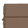Sun Lounger Cushion GEMERT 100percent  Polyester Taupe 200 X 80 X 3 Cm