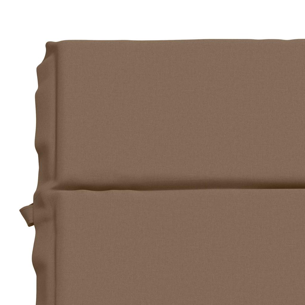 Sun Lounger Cushion GEMERT 100percent Polyester Taupe 200 X 80 X 3 Cm