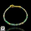Pulseira de Opala Negra Etíope: Joias de Opala de Fogo com Contas de Prata Esterlina