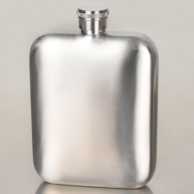 6 унций Портативная квадратная фляжка из нержавеющей стали 304 для вина на открытом воздухе