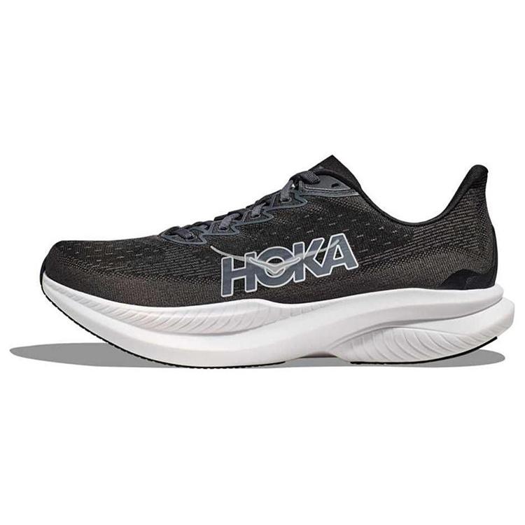 HOKA ONE ONE Mach 6  Black White  Men s 1147790-BWHT EU 40⅔