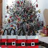 6/12PCS Non-woven Waterproof Retail Bags Red Gift Tote Bag Reusable Santa Claus & House Merry Christmas Mall Shopping Bags