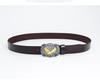 Vintage Cowhide Leather Eagle Belt - Western Cowboy Style for Youth & Stylish Guys