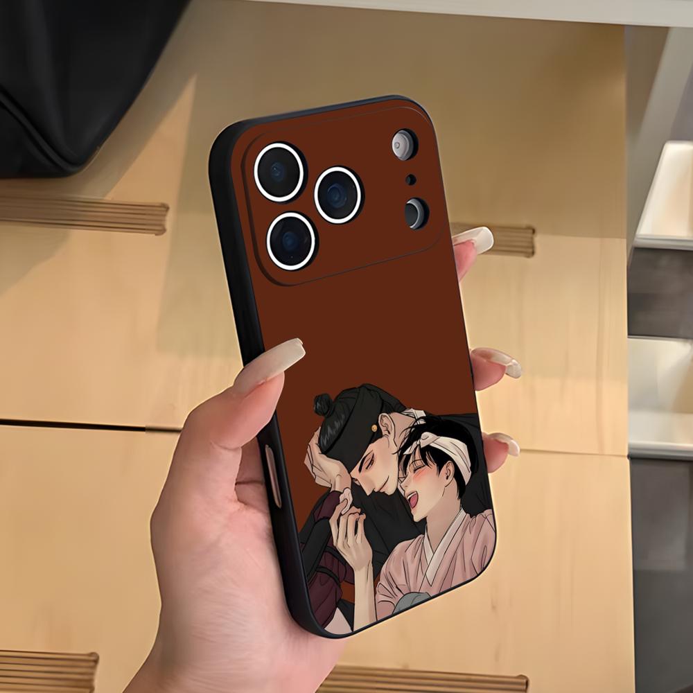 Painter The-w-Nights-Anime Phone Case For IPhone 17 Air 16 E Pro Max 15 14 13 Mini 12 Pro 11 Max Plus Black Soft Shell