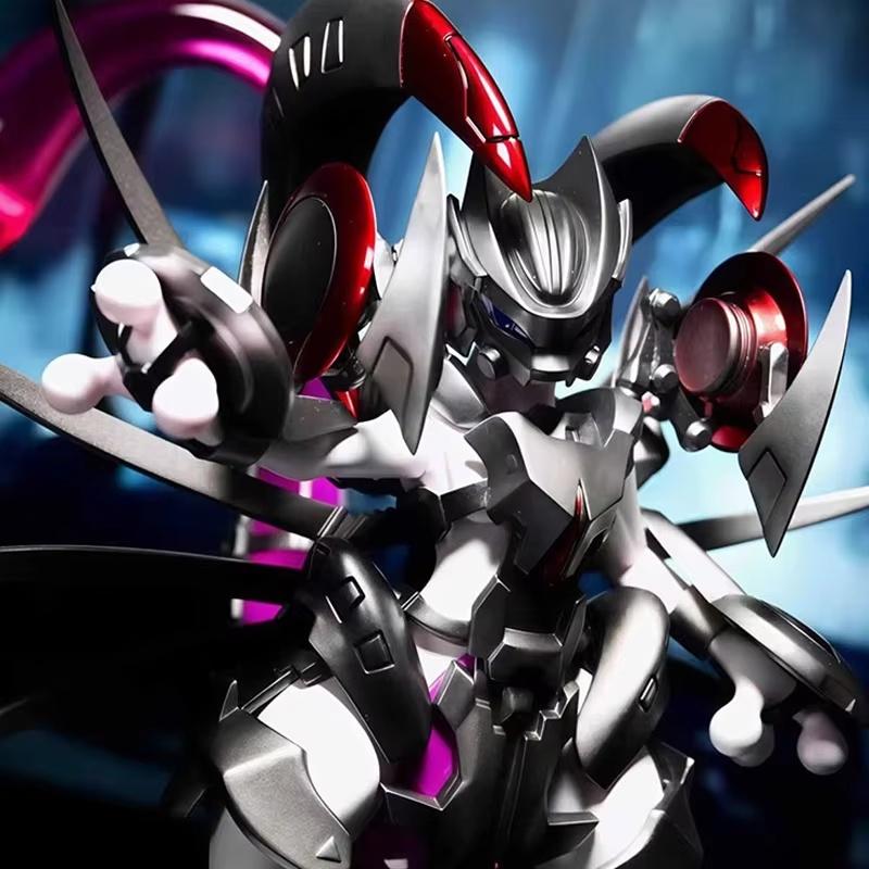 In-Stock PokMon Armored Mewtwo Figure Bkm Anime Manga Merchandise Static Statue Model Trendy Toy Chassis Ornament Collect Gift
