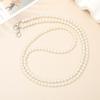 120Cm Bag Chain For Handbag Handles Butterfly Beaded Phone Lanyard Diy Purse Replacement For Shoulder Bag Straps Pearl Belt