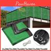 Antiuv Sizes Hdpe 6 Green Privacy Netting Sunshade Cover Netting Garden Screening Windbreak Fence For Balcony Yard Garden