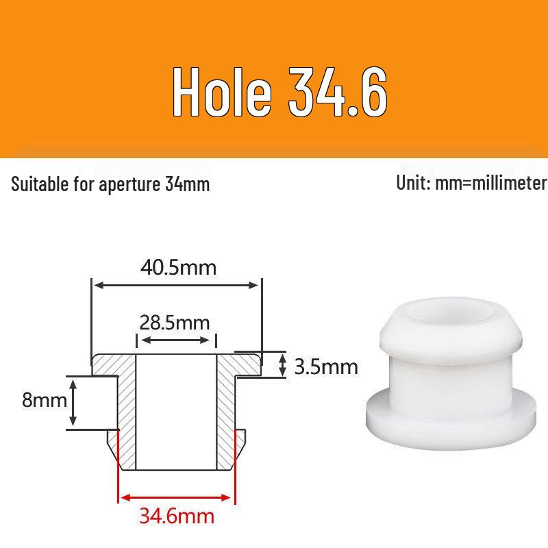 Anello passante protettore per cavi in silicone