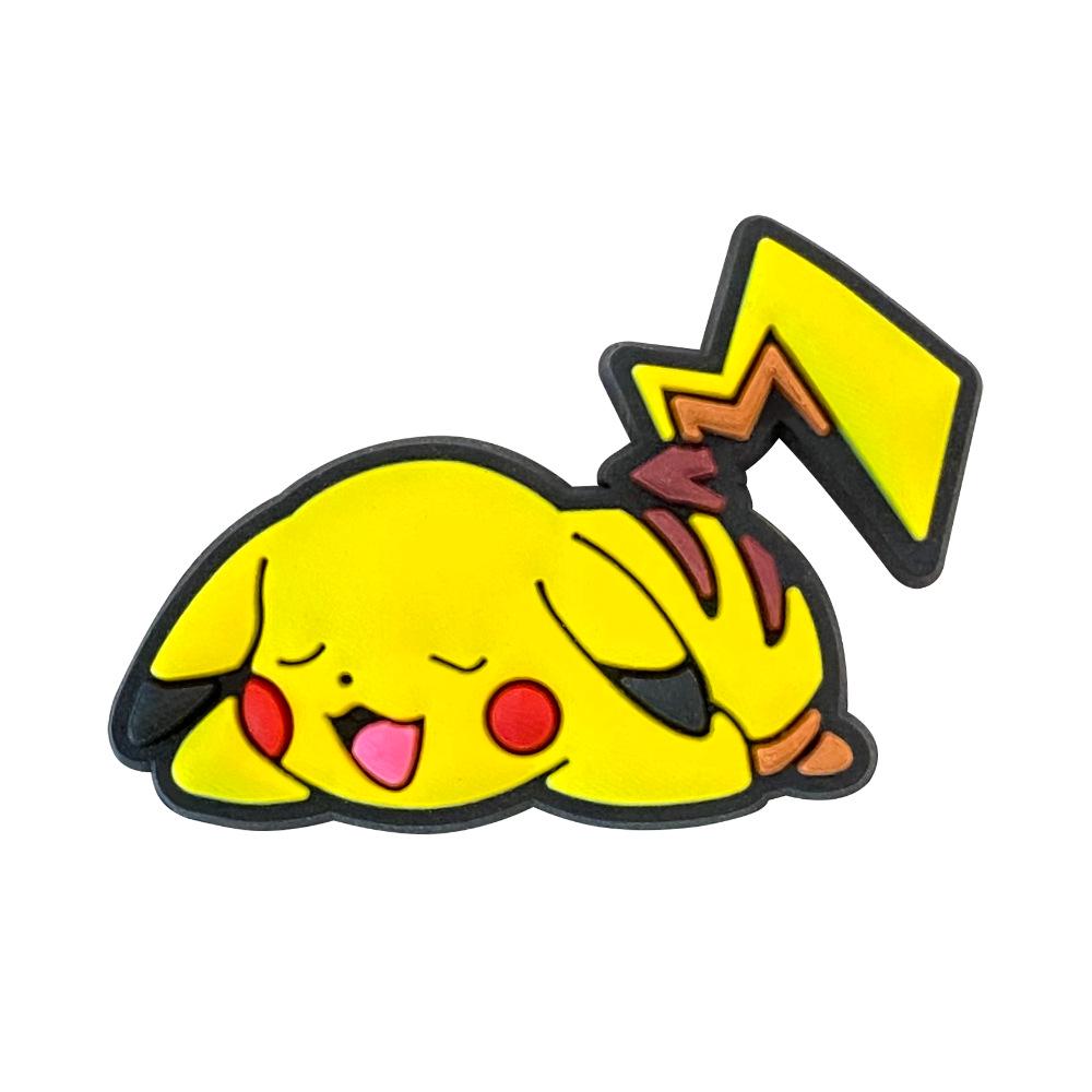 Puha Gumi Pokémon Virágos Klumpa Cipőcsatok