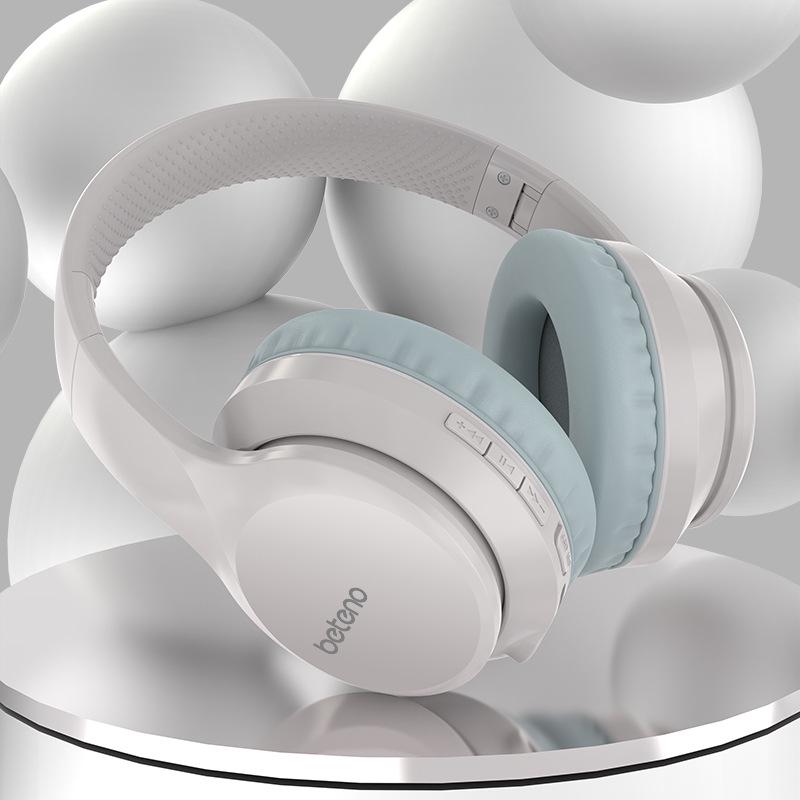 BH-188 Бездротові накладні навушники Bluetooth V5.3 - Довгий час роботи від батареї, Складаний дизайн