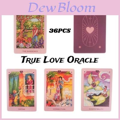 True Love Oracle English Card Game 36pcs Interactive Toy For All Ages Copperplate Paper Material