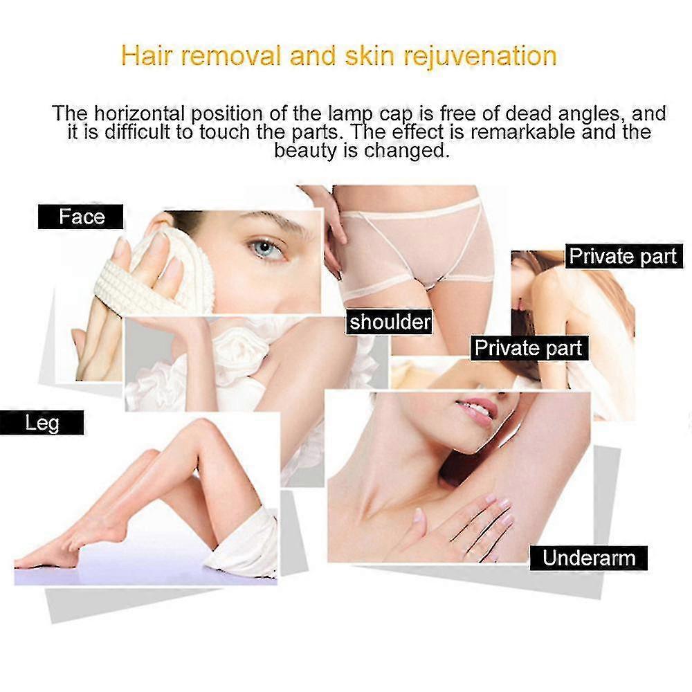 Ipl Hair Removal Device, Ipl Hair Removal System For Women And Men Permanently Painless For Home Use For Full Body, Face, Legs, Bikini And Armpits-mxb