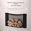 Wall-Mounted Punch-Free Kitchen Garbage Bag Organizer with Breathable Mesh