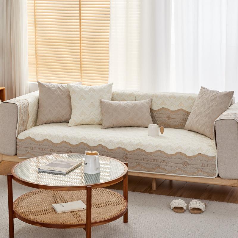 

Four Seasons Cotton Anti-Cat Scratch Sofa Cushion Cover Fabric Simple Modern Summer Pure Cotton Leather Sofa Cushion Sofa Cover Towel 70*70cm