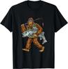 Striper Fishing Bigfoot Striped Bass Fishermen Gift Unisex T-Shirt