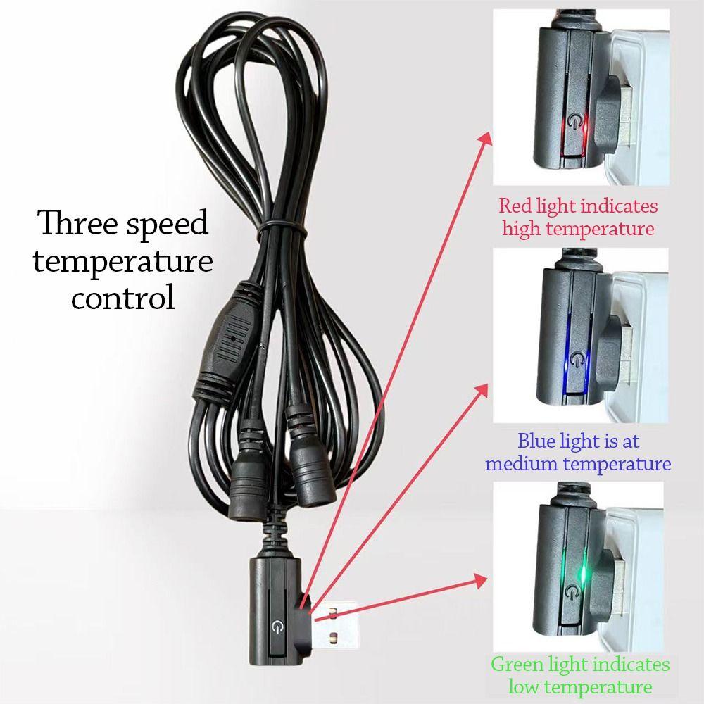 Winter USB Heated Gloves Adjustable Hand Warming Gloves Creative Touchscreen Gloves