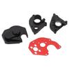 RC Motor Mount Plate Adapter Transmission Gear Box Housing for Axial SCX24 124 RC Crawler Car
