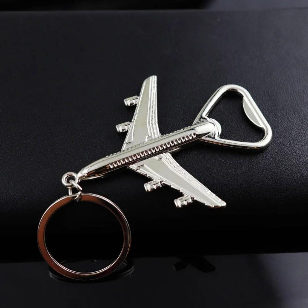 Creative Car Keychains Airplane Beer Opener Wedding Supplies Bottle Opener Unisex