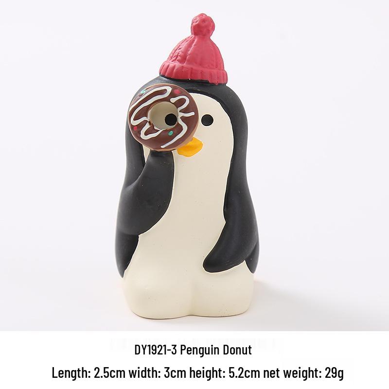 Handmade Zakka Santa Claus Resin Ornaments for Christmas Decor