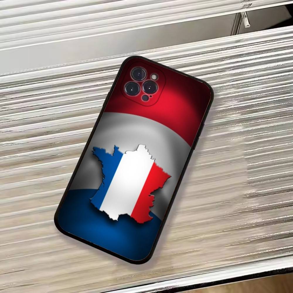 Football Competitions Cheer F-France Flag Phone Case For iPhone 17, 16,15,14,13,12,11 Plus,Pro Max, Others Soft Black Cover