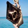 Flaming Poker Cards Beach Towel, Super Soft Microfiber, Gift for Her/Him, Birthday, for Pool, Beach, Travel, Home Decor Fan gifts