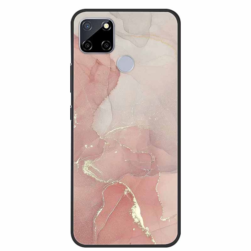 Für Realme C25 Hülle Marmor Silikon TPU Weiche Abdeckung Handyhülle Für OPPO Realme C25S C25 S Funda Stoßfest Coque RMX3191 Capa