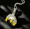 European and American Hip-hop Style Enamel 3D Eagle Pendant Alloy Personalized Trend Men's Animal Necklace Accessories