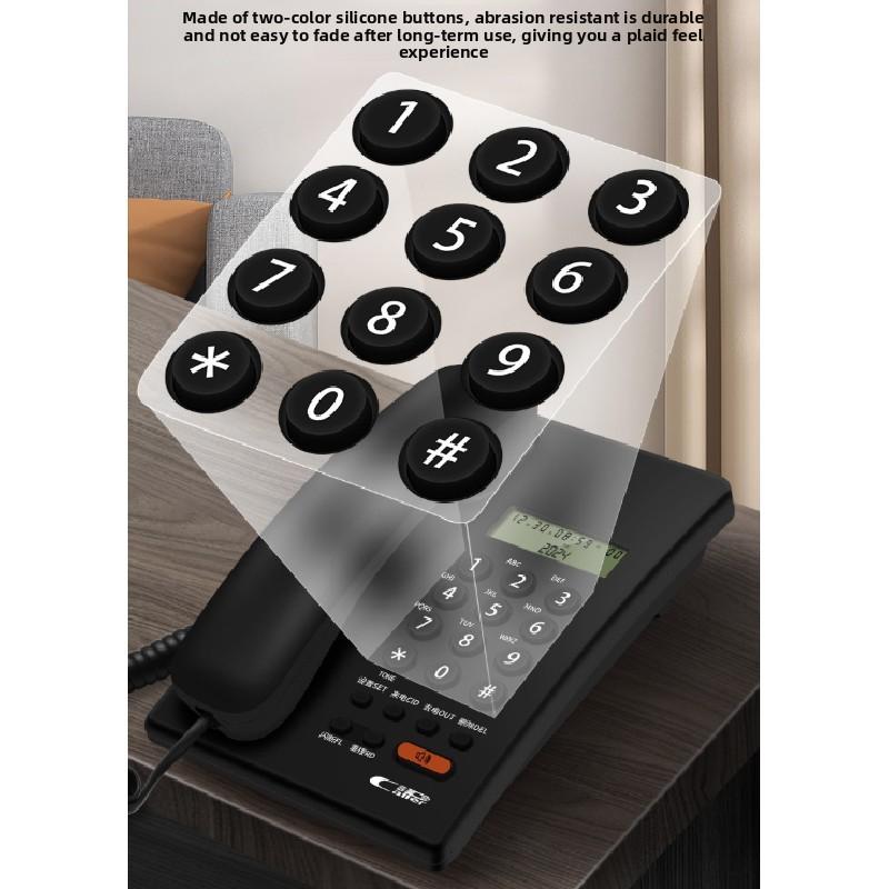 Desktop Landline Telephone Phone With Call Id For Home Office Hotel Applications