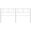 VidaXL White Metal Headboard 193 Cm 372265