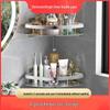 Wall-Mounted Corner Shelf: Space Aluminum Bathroom Storage Rack
