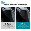 Real Soft Carbon Fiber Sticker For Tesla Model 3 Highland 2025 Car Front Door Slot Panel Interior Trim Decor Accessories